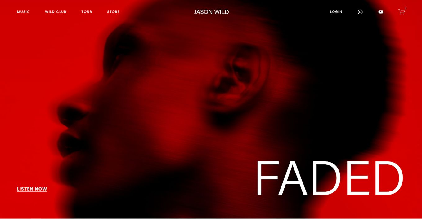 Jason Wild - A Page Template For Squarespace