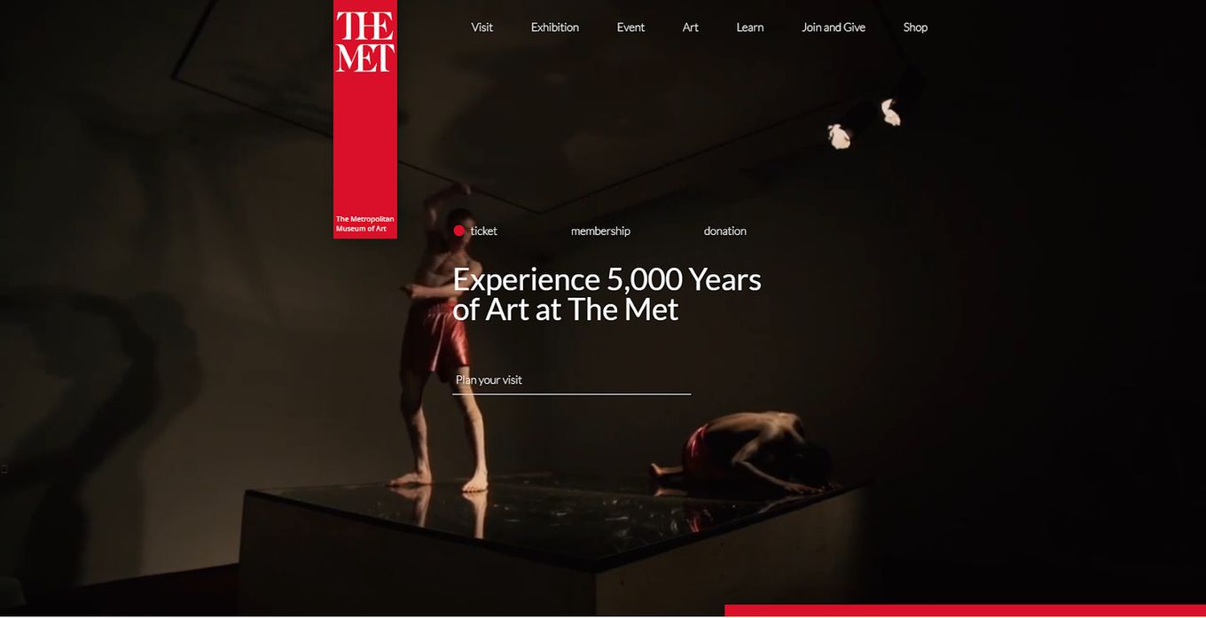 The Met - Top Museum Website