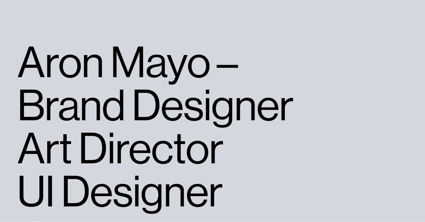 Aron Mayo - Site Made With Squarespace