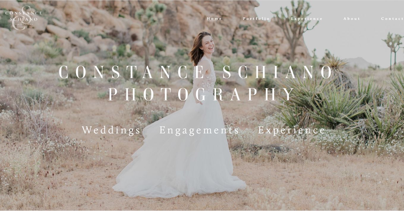 Constance Schiano Photography - One Of The Best Squarespace Photography Website Examples