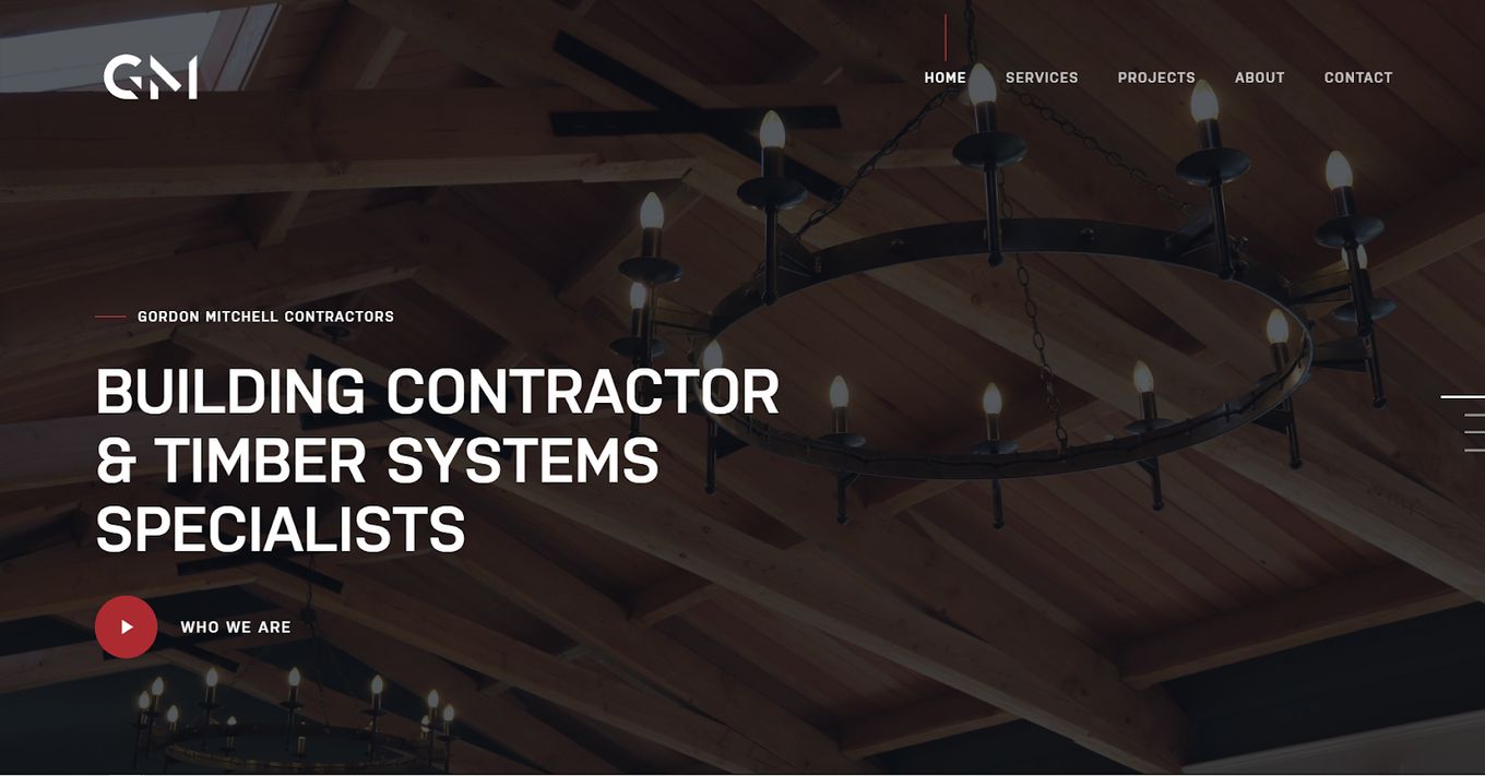 GM - Building Contractor Website Design