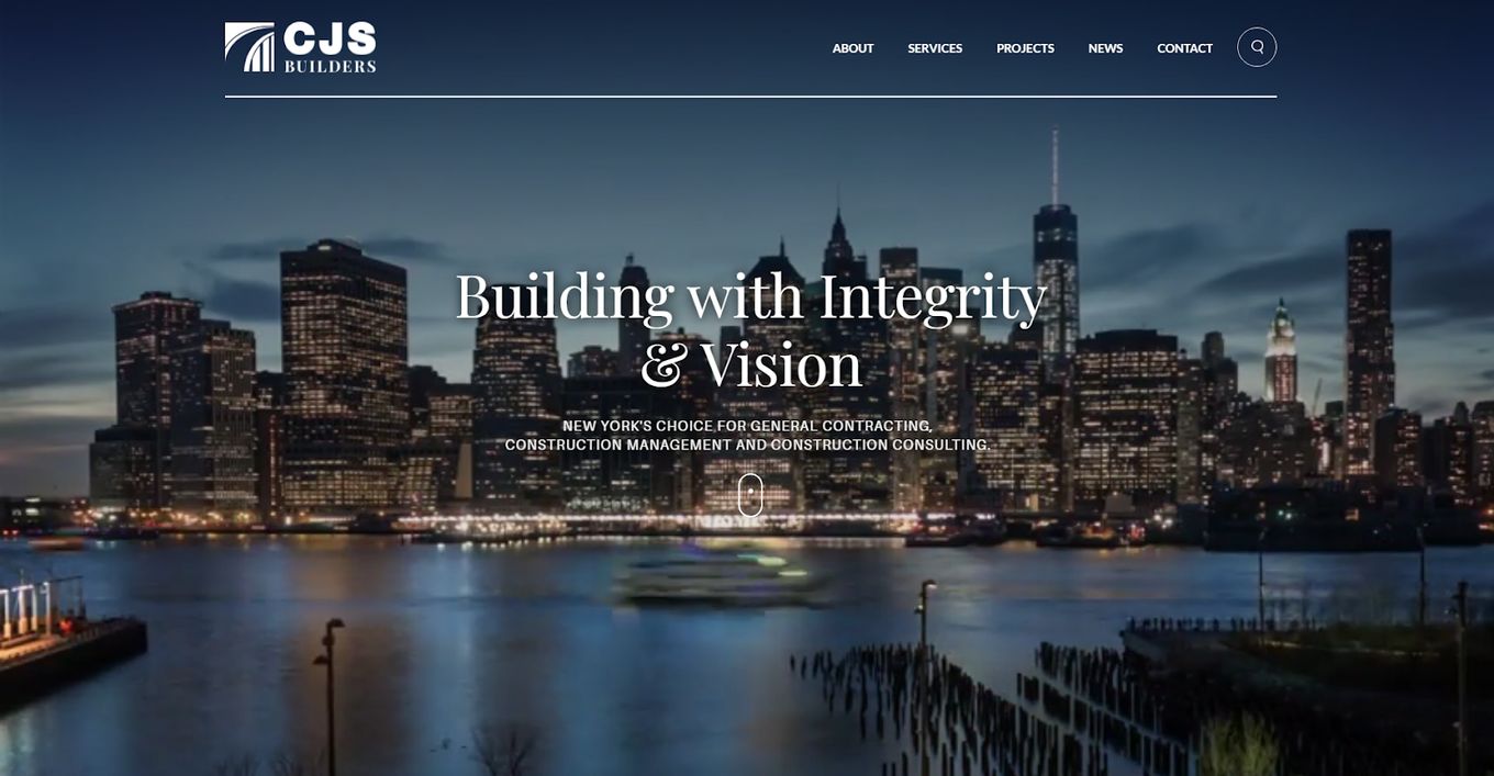 CJS - Gorgeous Landing Page For A Construction Site
