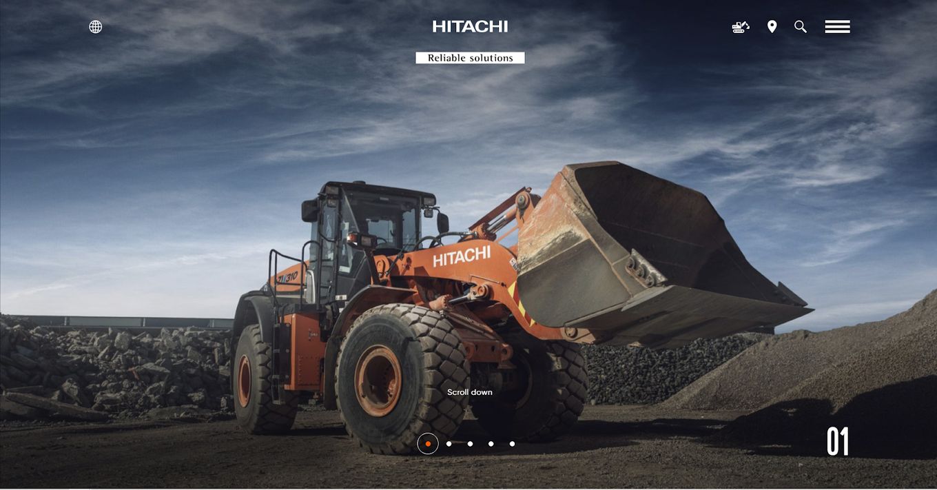 Hitachi - Construction Website