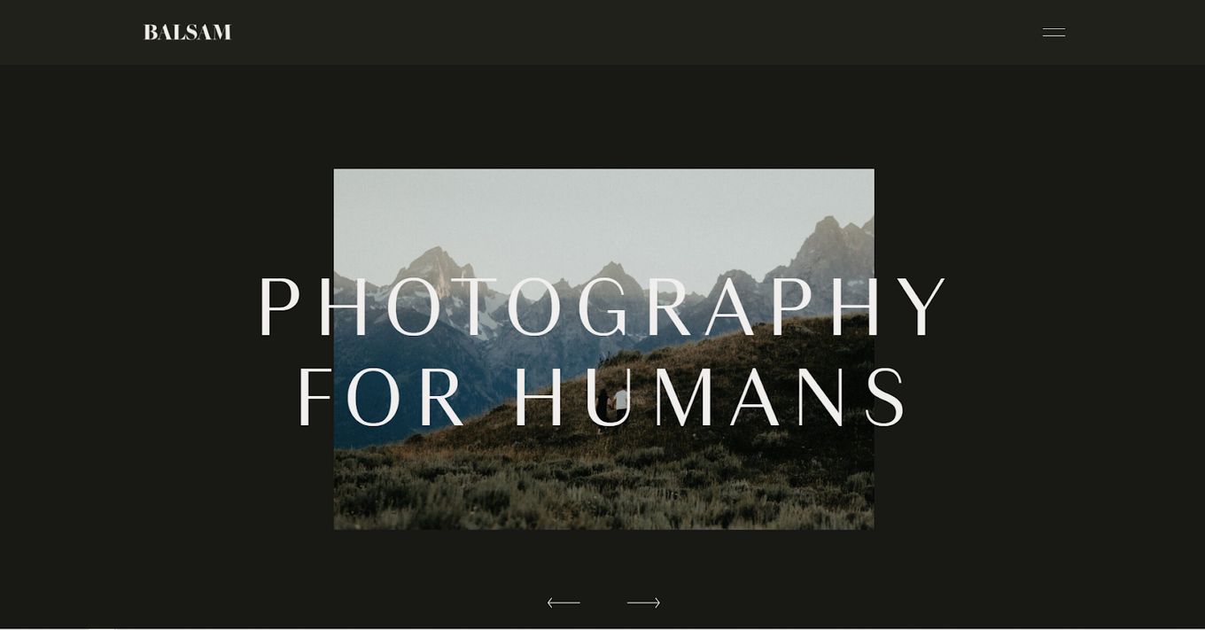 Balsam - Beautiful Photography Theme For Squarespace