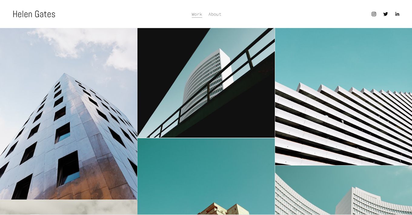 Gates - One of the best Squarespace templates for photographers