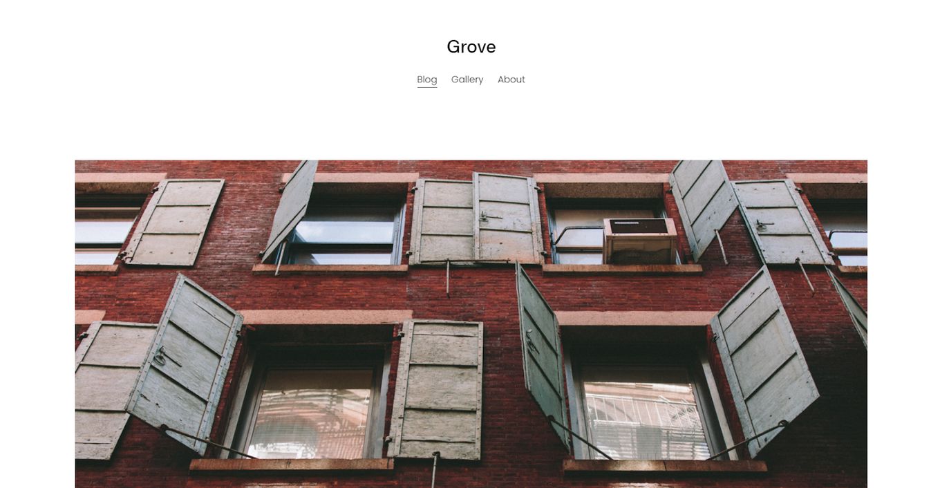 Grove - Squarespace Photography Theme