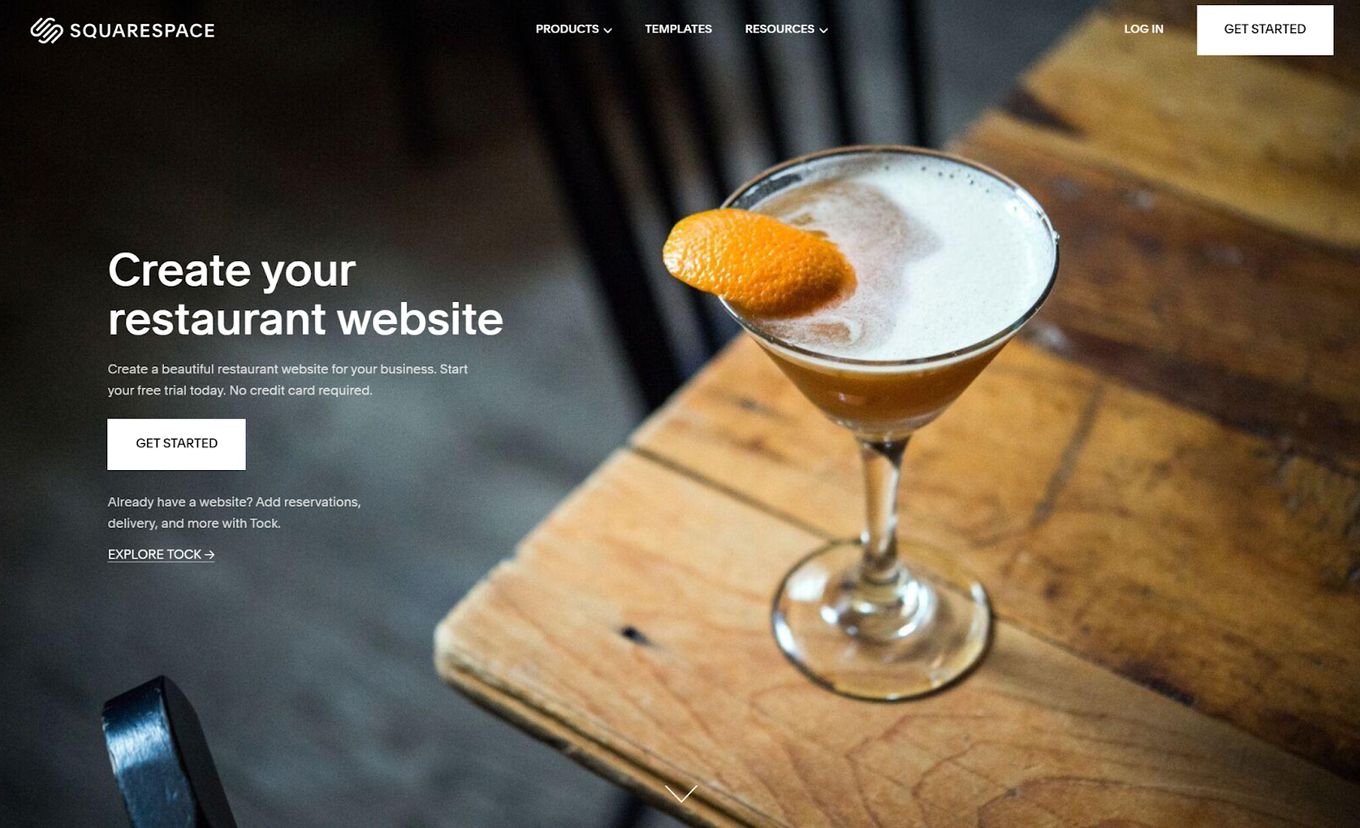 SquareSpace - A Simple And Beautiful Restaurant Builder