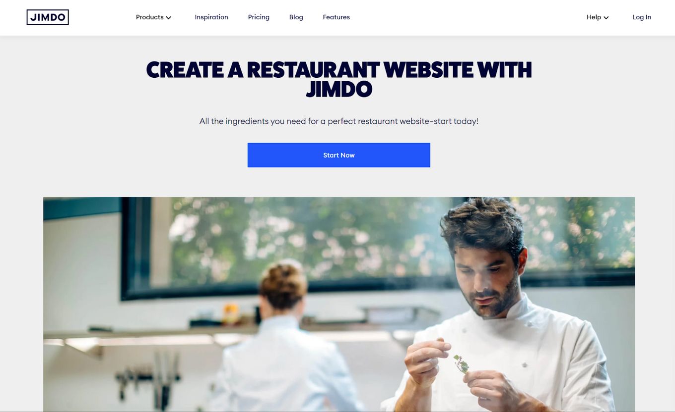 Jimdo - A Top Website Builder For Your Restaurant