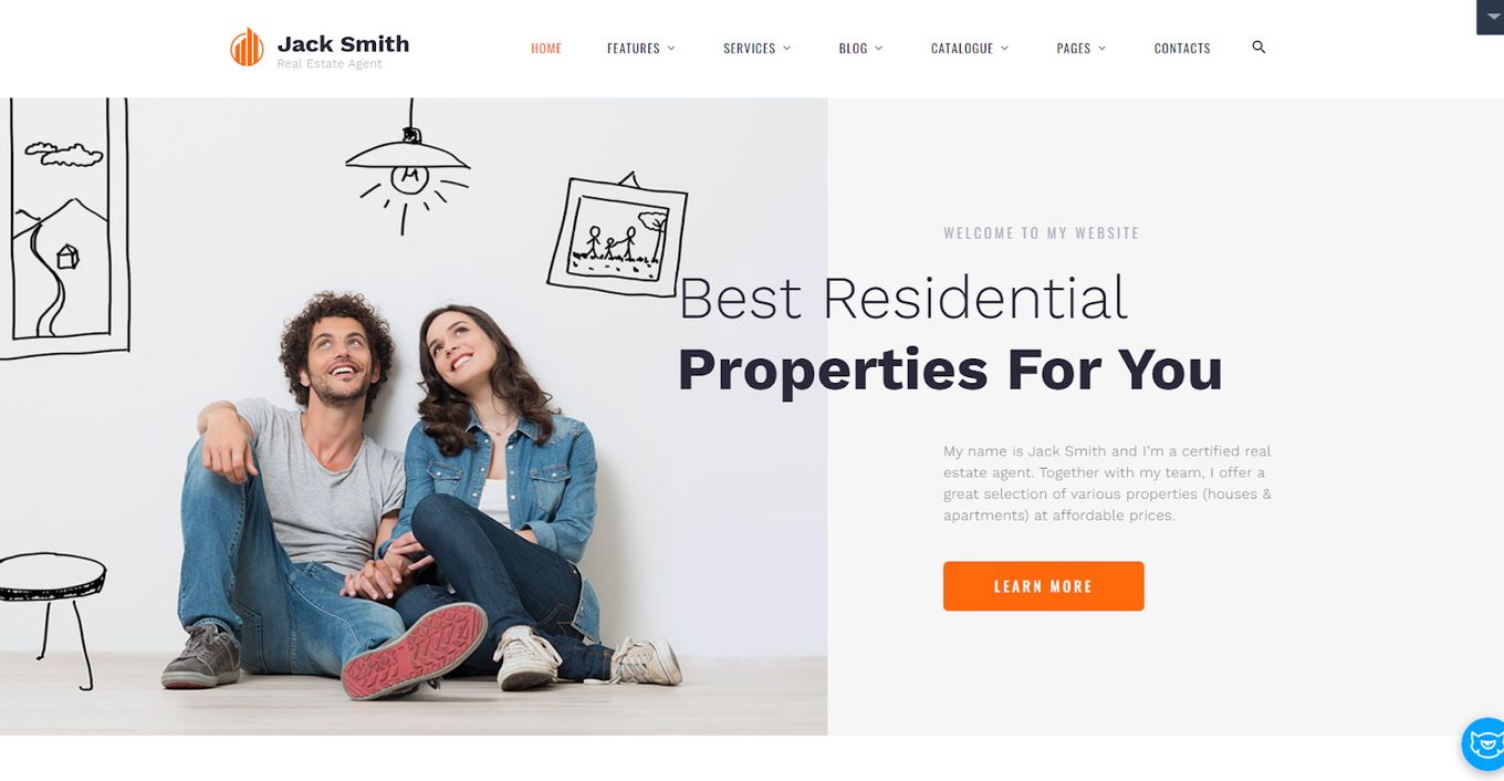 Jack Smith - Commercial HTML Template For Real Estate