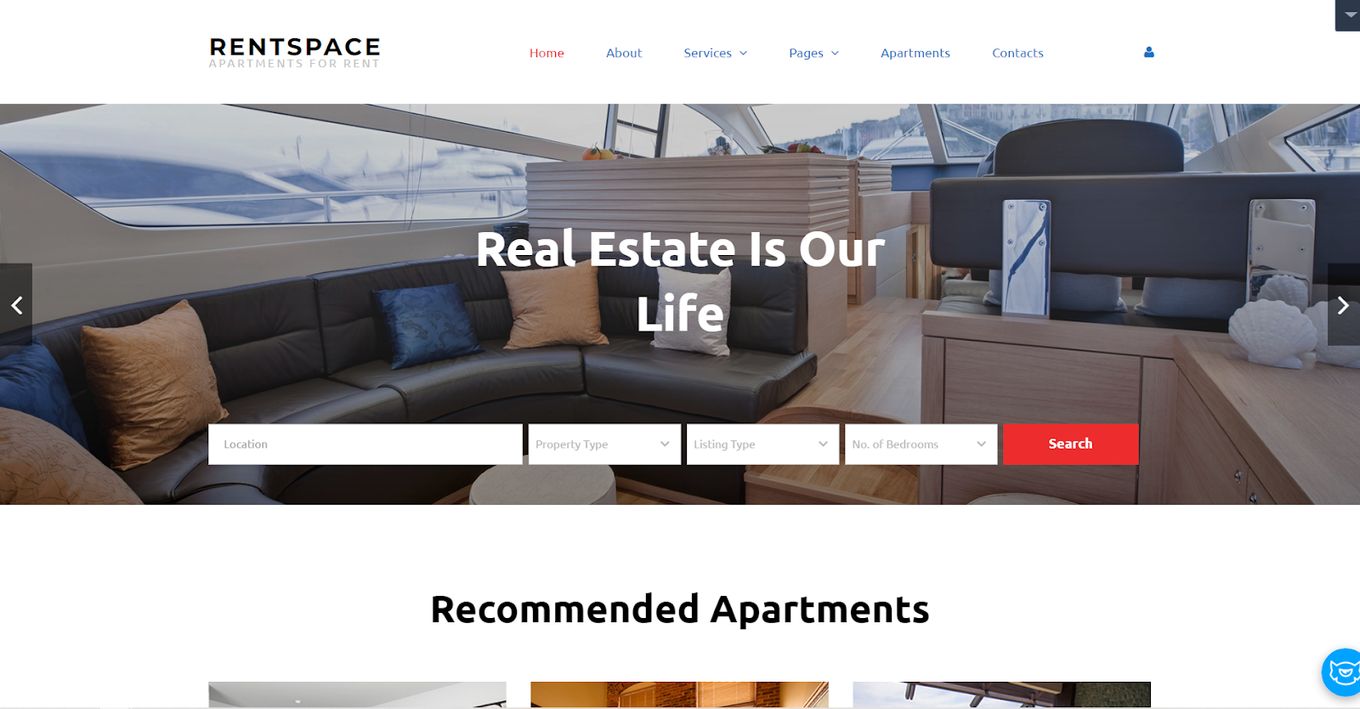 Rentspace - Real Estate Template In HTML