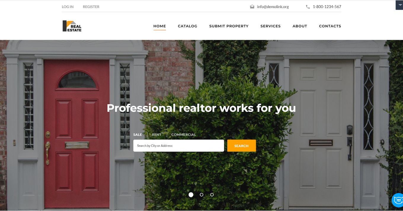 Bootstrap Real Estate Responsive Template