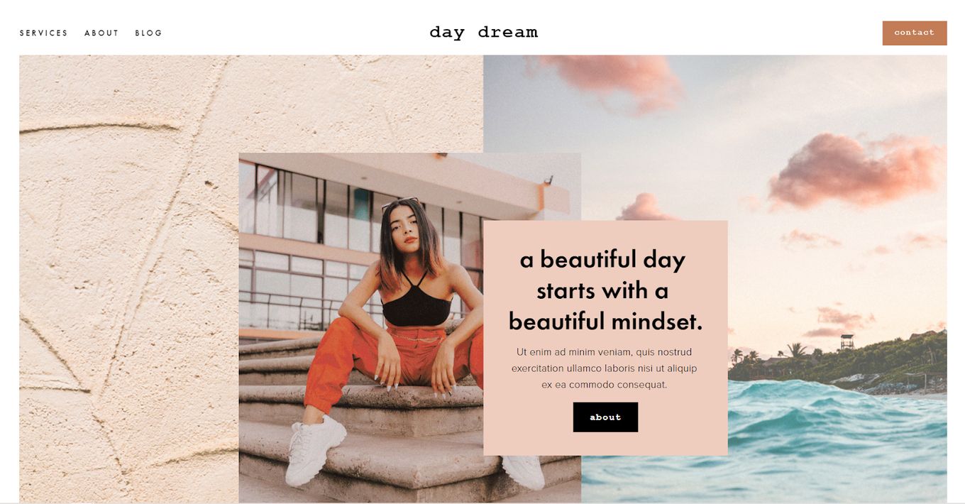 Day Dream - Beautiful Blog Template On Squarespace