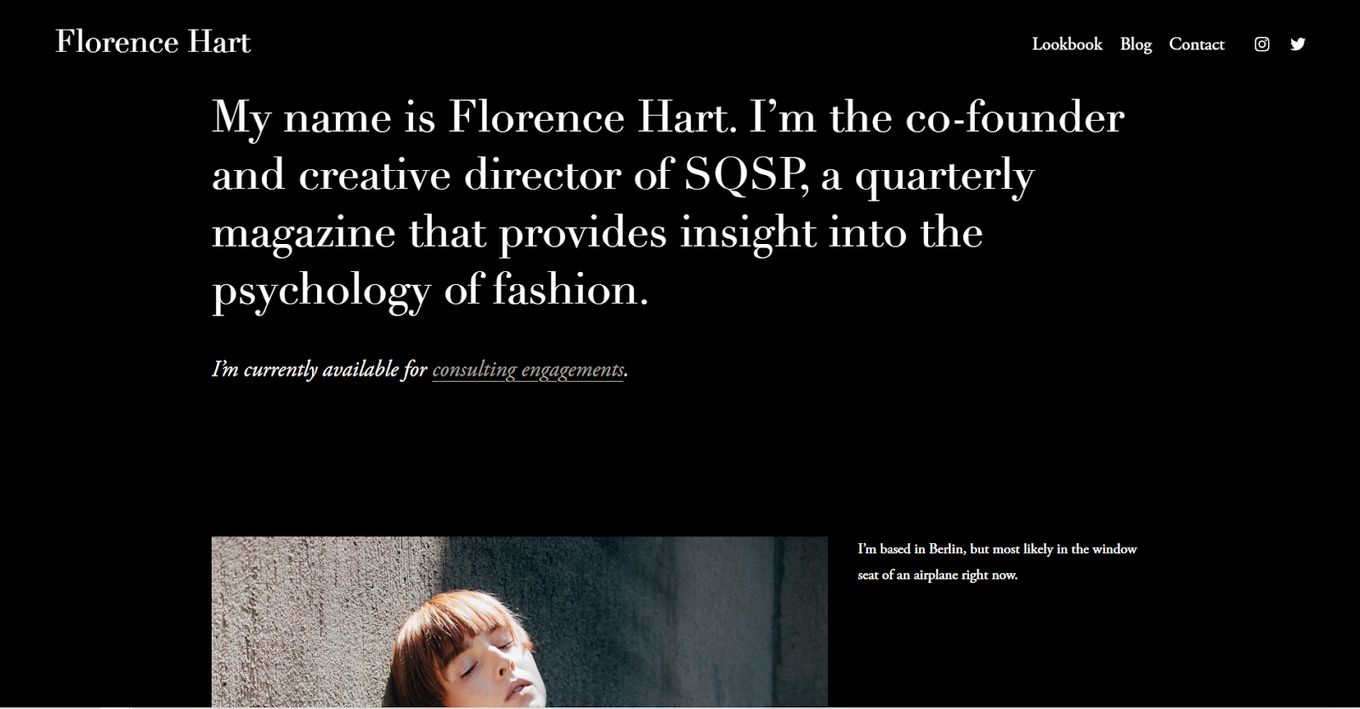Hart - One of the best Squarespace Template For Blogging