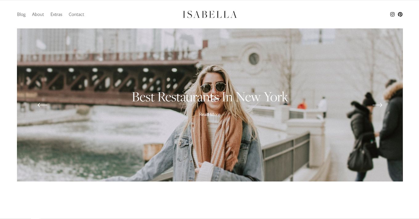 Isabella - Great Premium Squarespace Blog Template