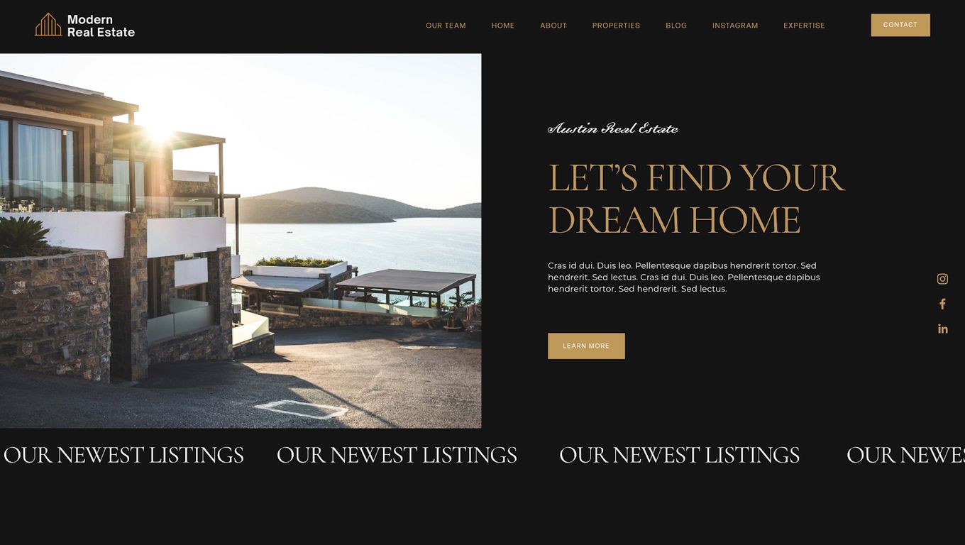 Realtor - Great Premium Real Estate Template For Squarespace
