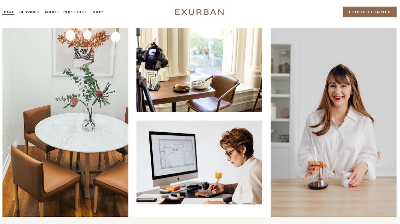 Exurban - Modern Squarespace Real Estate Template