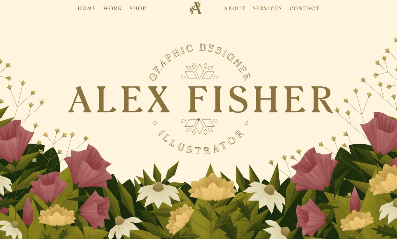 Alex Fisher Design - One Of The Best Webflow eCommerce Templates