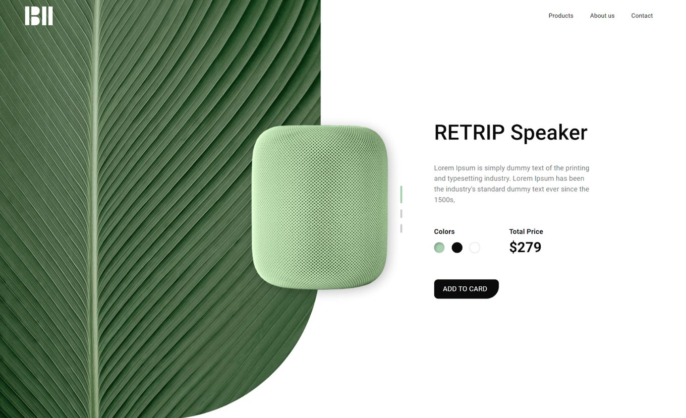 Retrip - A Simple Ecommerce Landing Page Template For Webflow