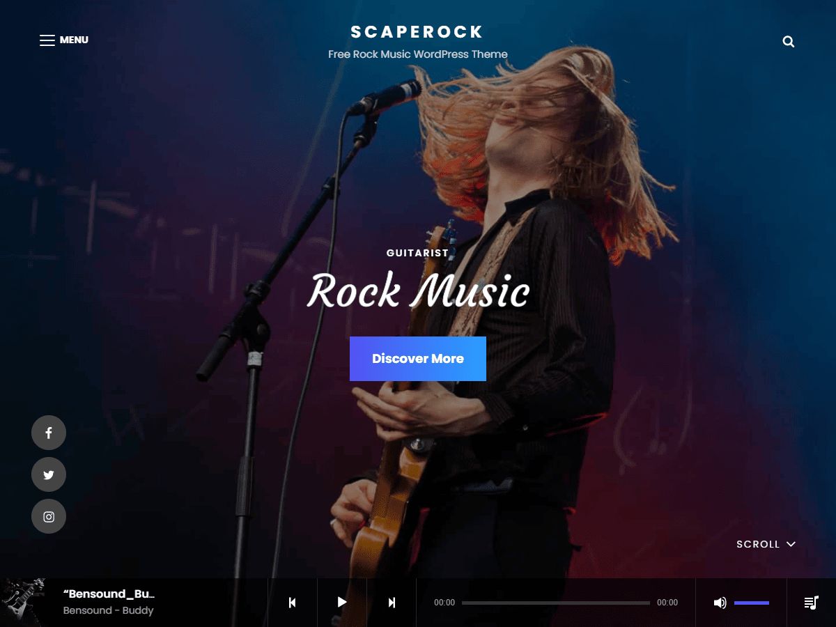 ScapeRock - Rock Band Website Template