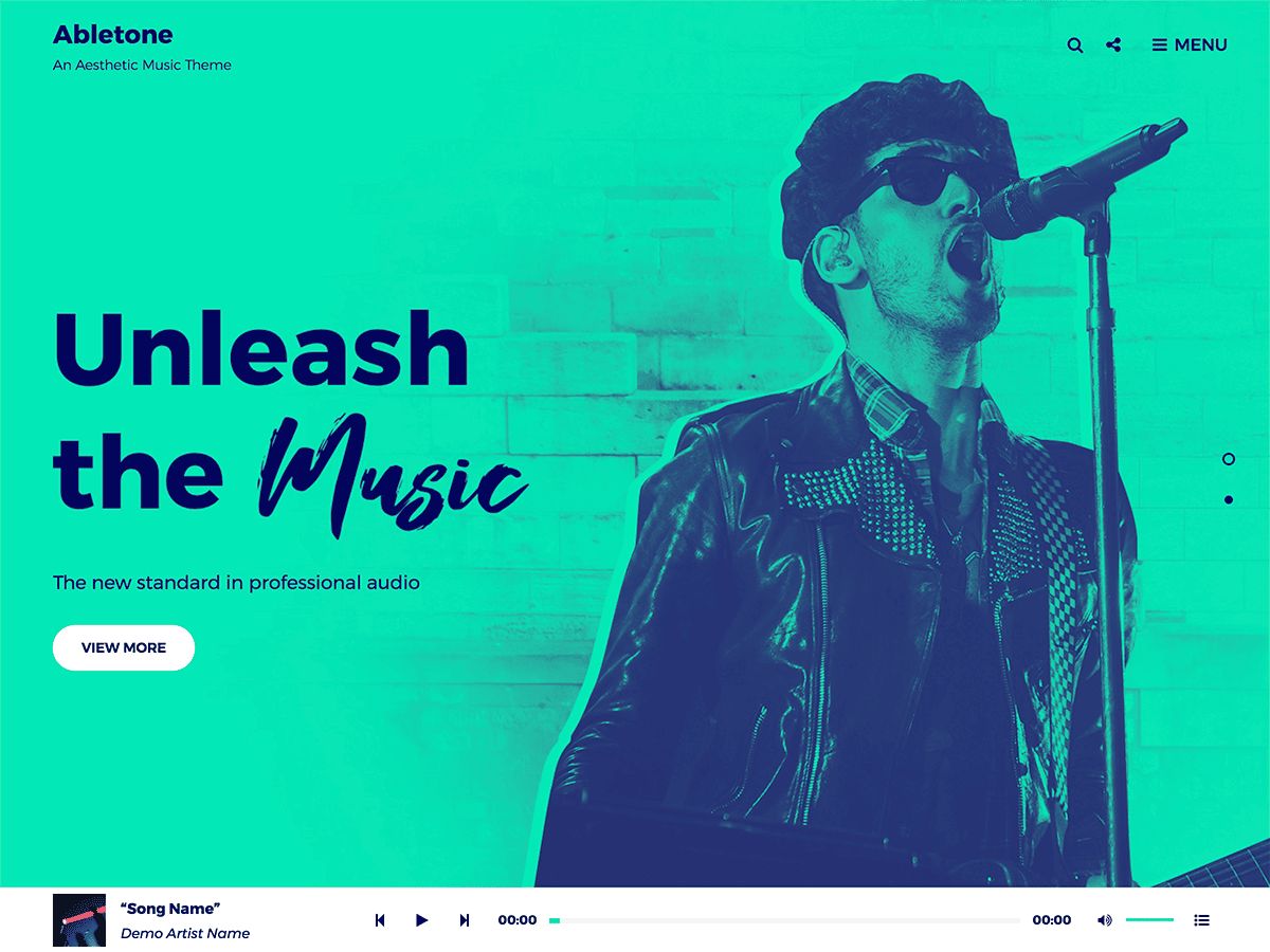 Abletone - Music Artists Template For Your Website
