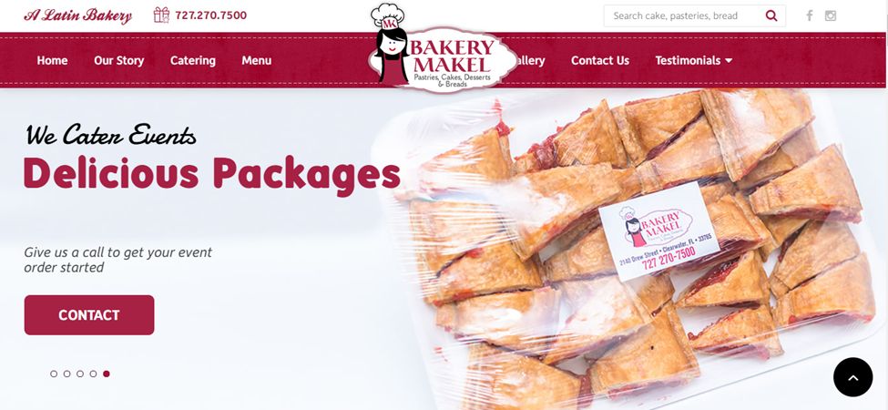 Bakery Makel - Traditional Bakery Website