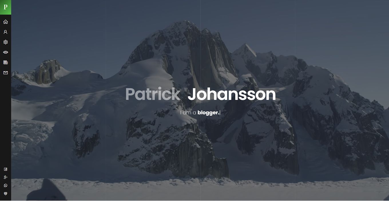 Patrick - Premium WordPress Theme To Be Used By Actors