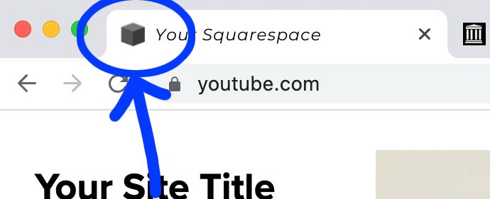 Default Favicon Icon On Squarespace