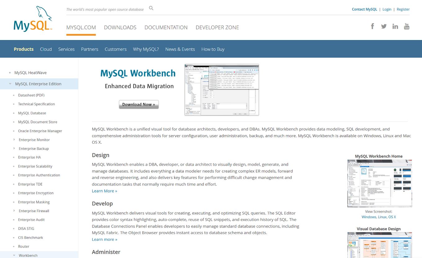 MySQL Workbench - ไคลเอนต์ฐานข้อมูล MySQL สำหรับ Mac