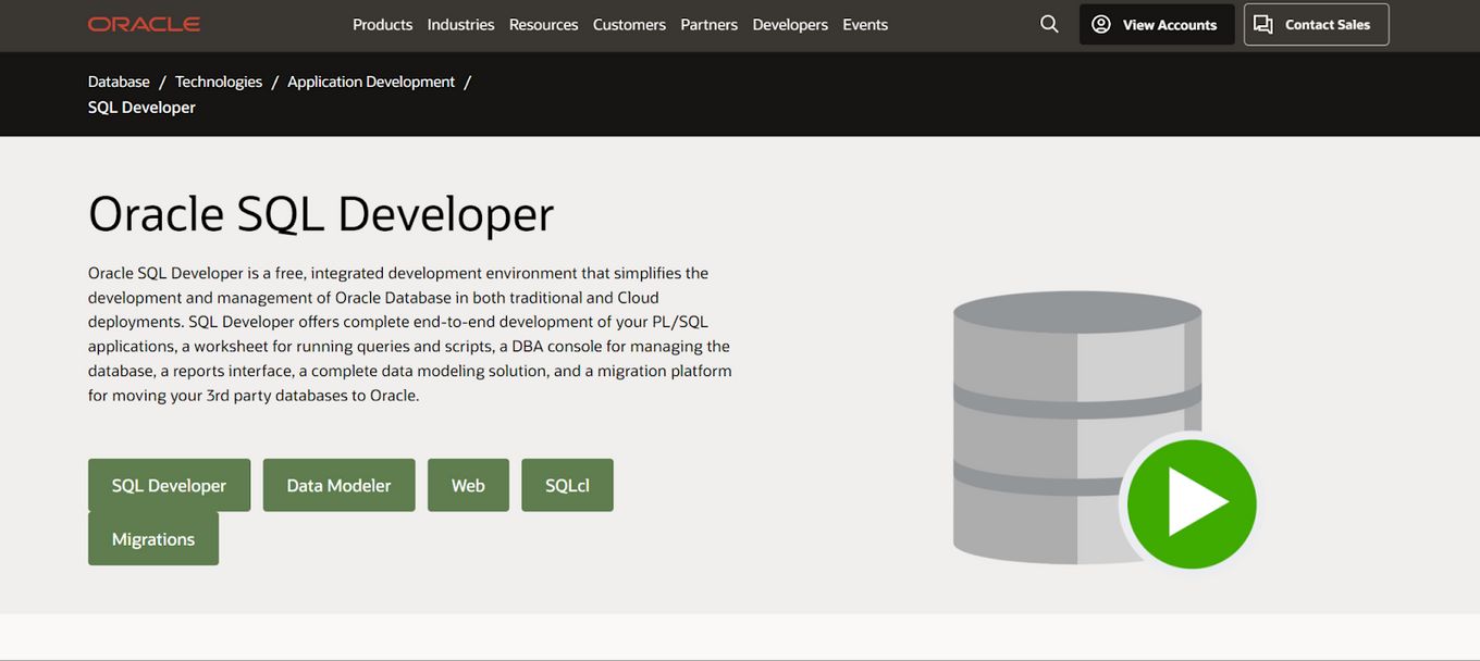 Oracle SQL Developer - แอปพลิเคชันไคลเอนต์ฐานข้อมูลสำหรับ Mac