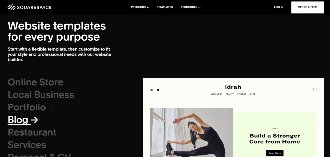 Precautision changing Squarespace template