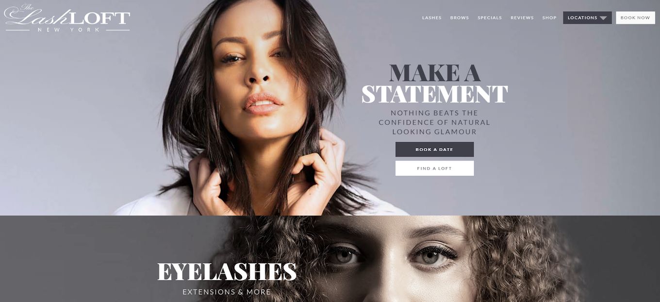 The Lash Loft - Business Lash Ecommerce Website