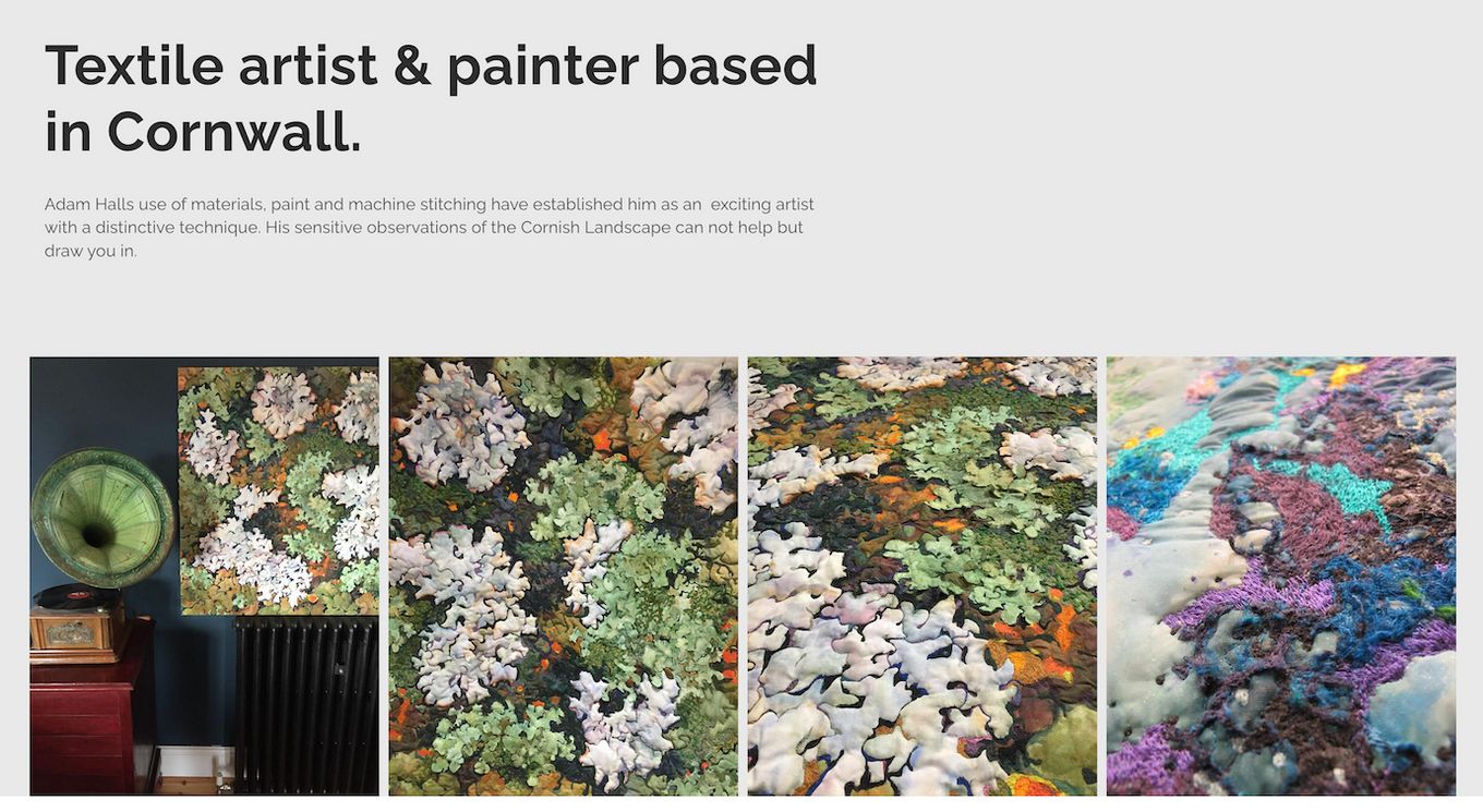 Artisto fullscreen portfolio for artists using Wordpress