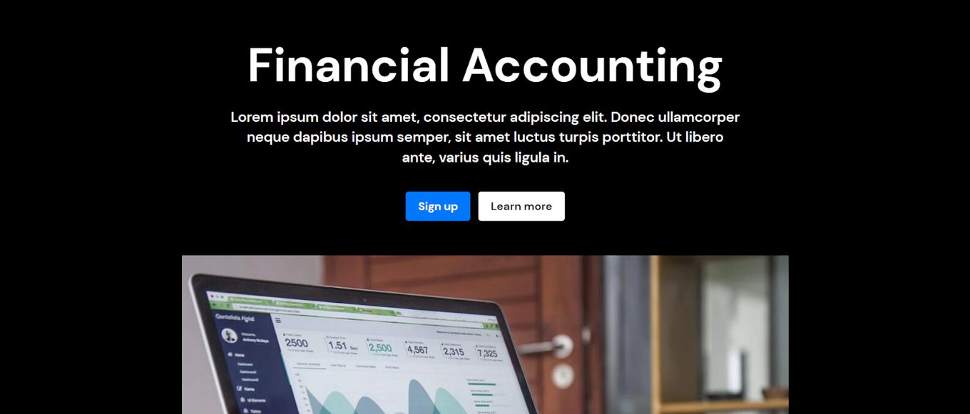 FinanceM4 - Beautiful WordPress Template For Accounting Sites
