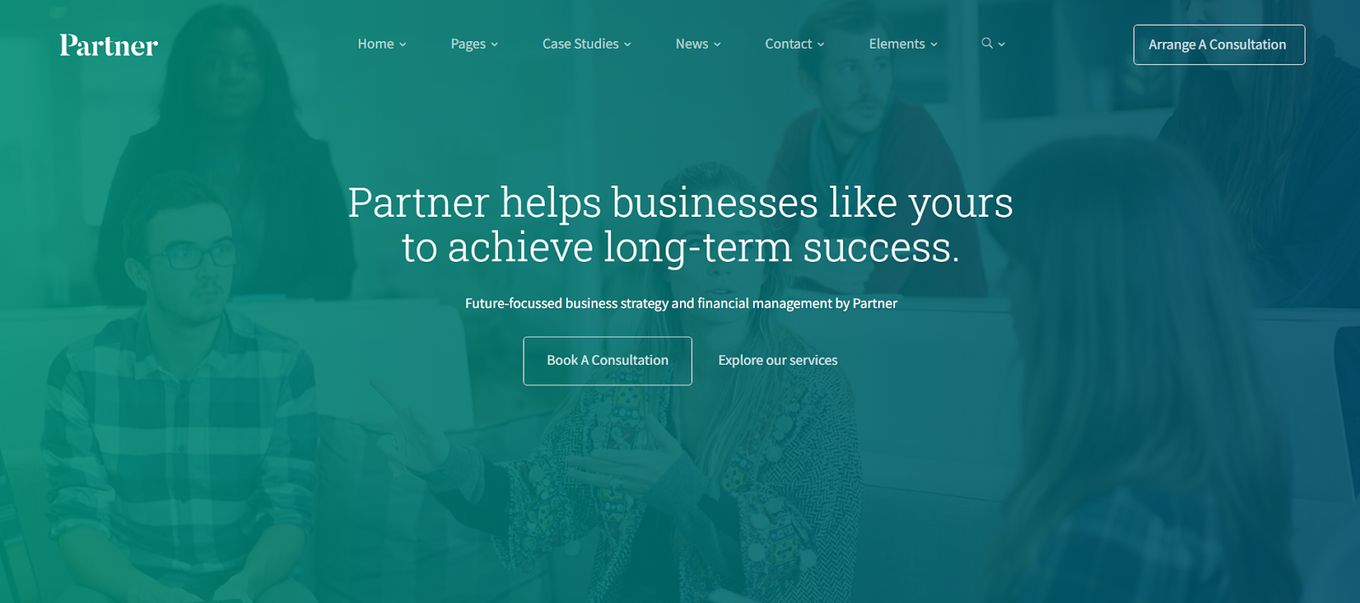 Partner - WordPress Theme For Accountancy