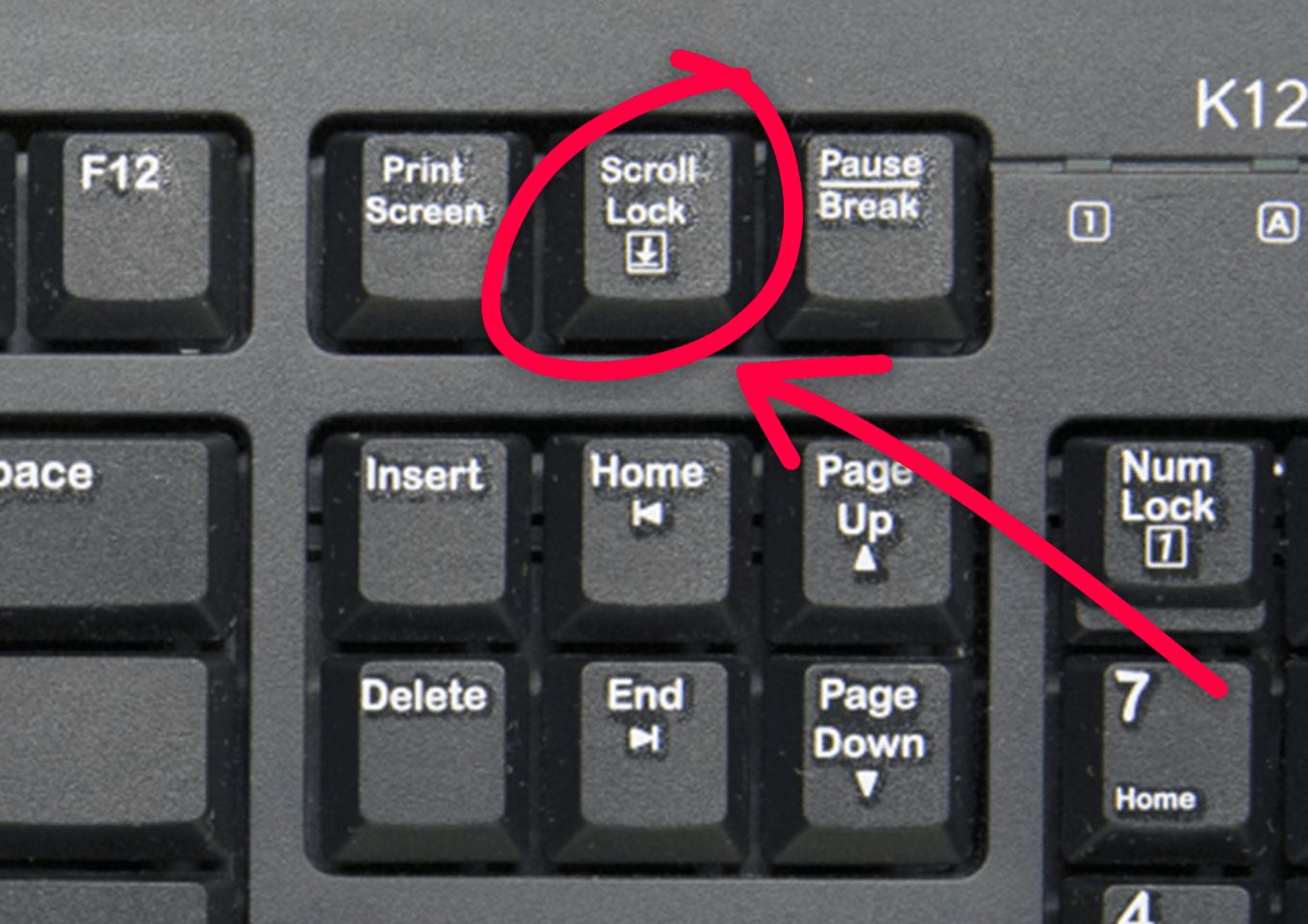 turn off scroll lock