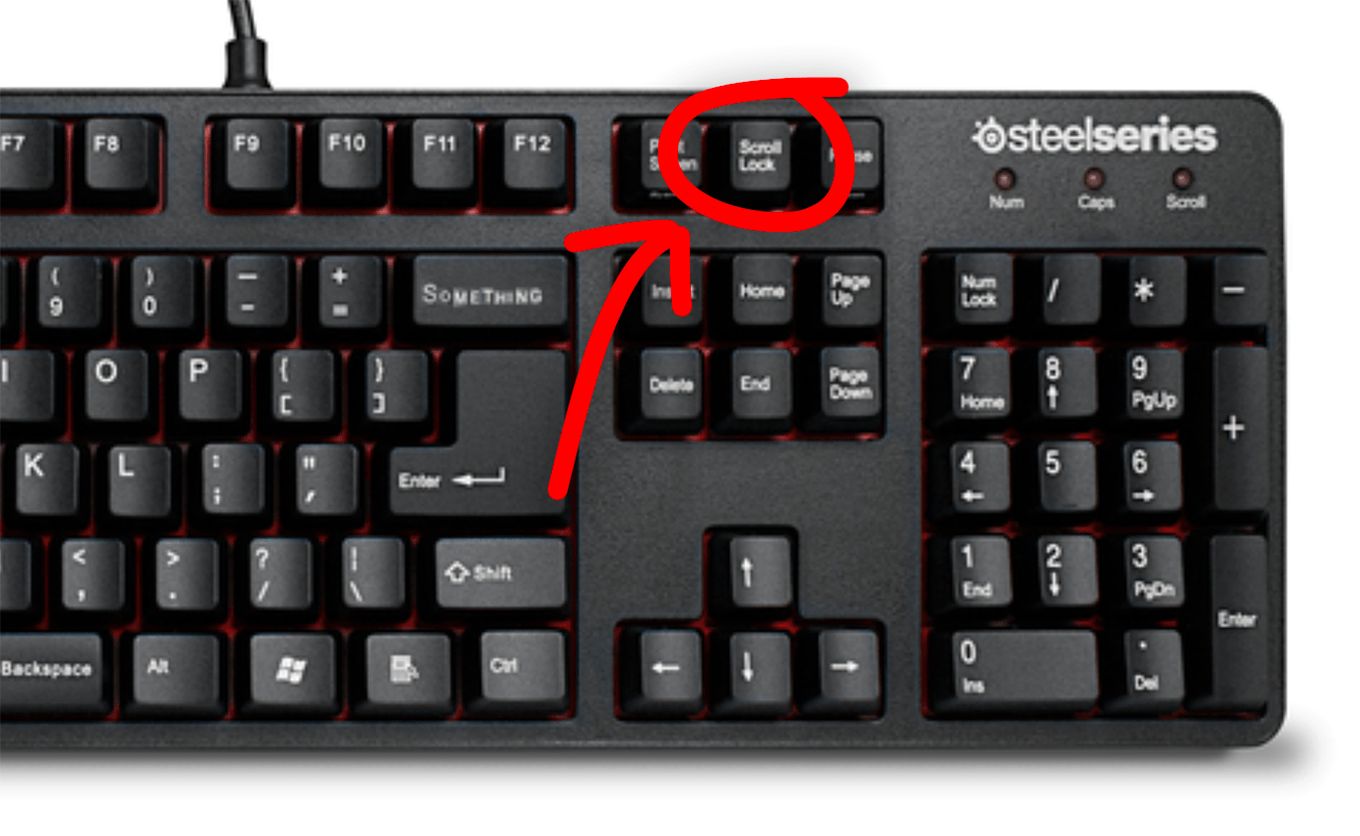 Что такое scroll lock на клавиатуре. Скролл лок на клавиатуре. Scroll кнопка на клавиатуре. Клавиша скролл лок на клавиатуре. Кнопка Scroll Lock на клавиатуре.