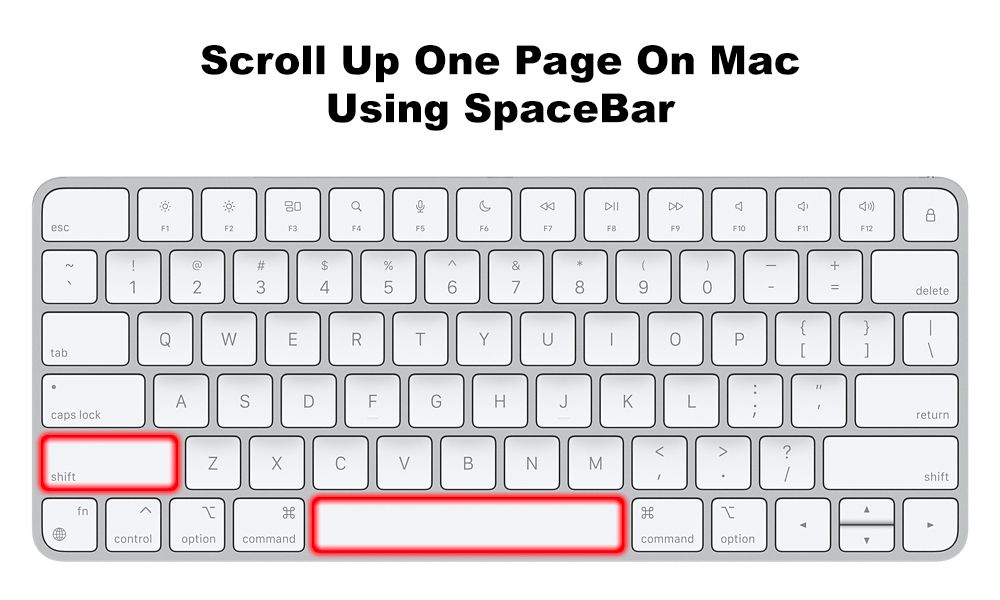 Scroll Up On Mac Using Spacebar