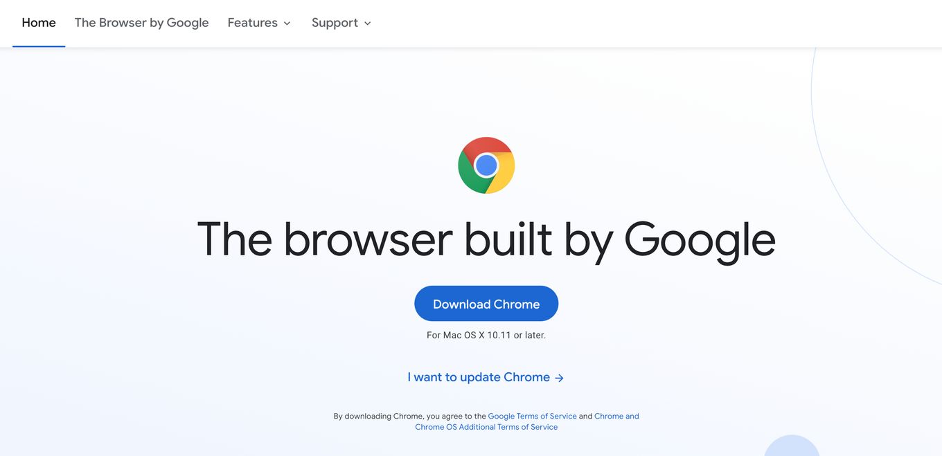 Chrome - Great Web Browser For Mac