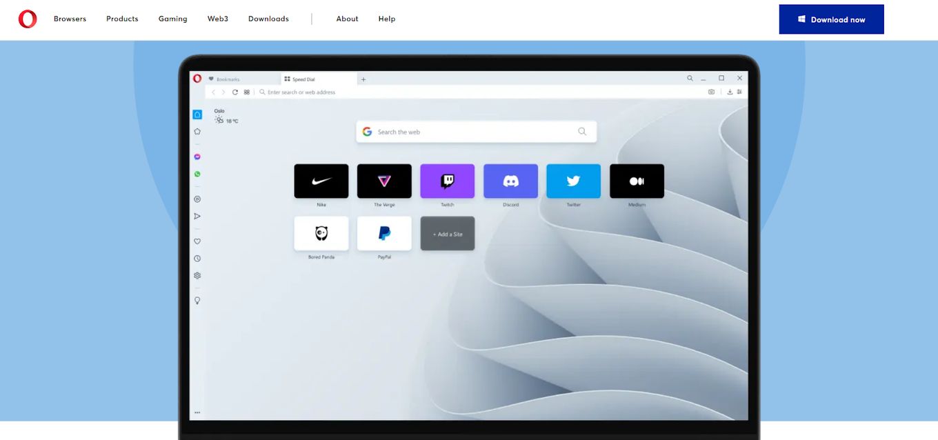 Opera - Alternative Mac Web Browser