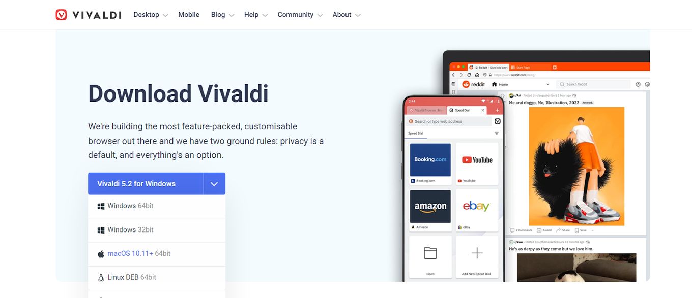 Vivaldi - Private Web Browser For Mac
