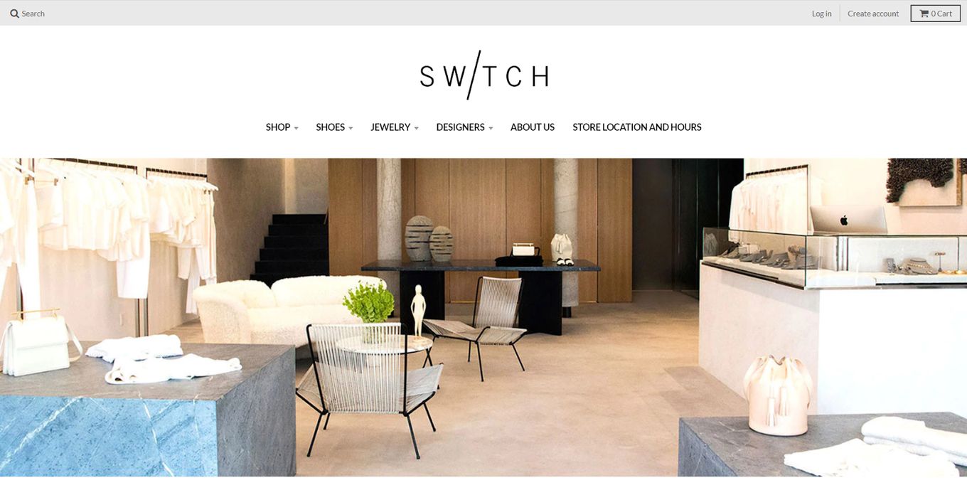 Switch Boutique - Inspirational Boutique Design Idea