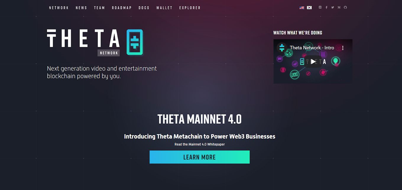 Theta Token - A Web 3 Video Distribution Website