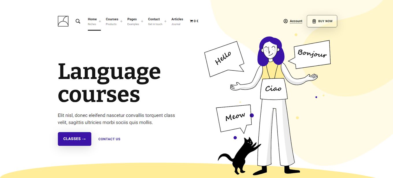 Francesca Teacher Template - WordPress Theme For Teachers