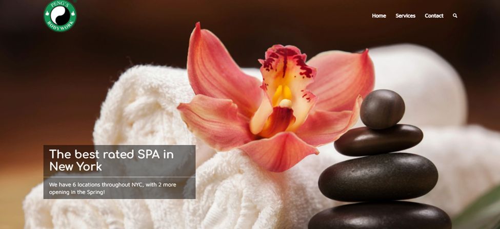 Peng’s Spa Massage - A SPA Massage Website For Inspiration