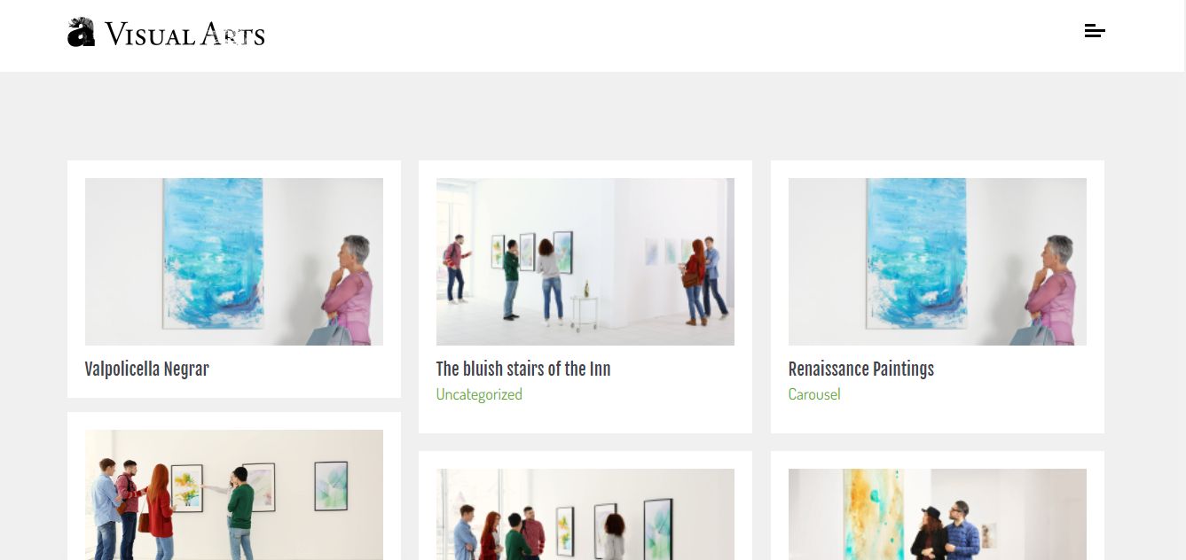 Visual Arts WordPress Theme