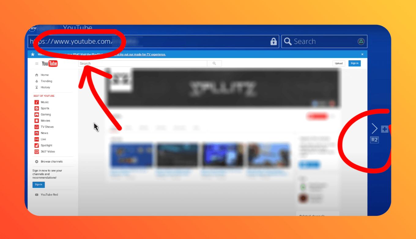 How to Use the PS4 Web Browser