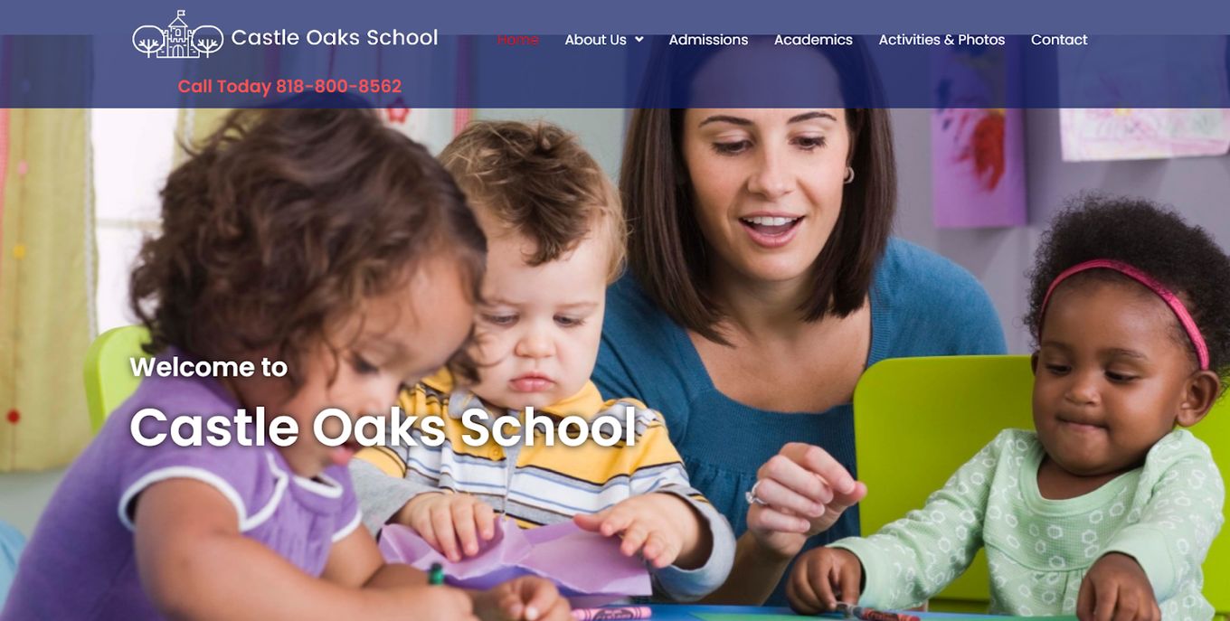 Castle Oaks School - Beautiful Daycare Site