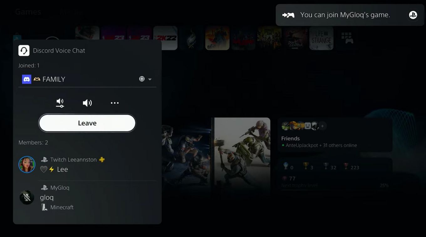 Control Discord From PS5