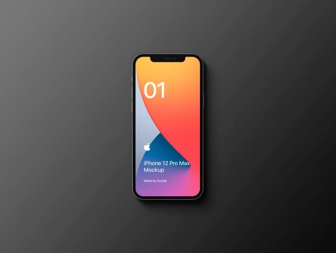 iPhone 12 Pro Max Mockup Free