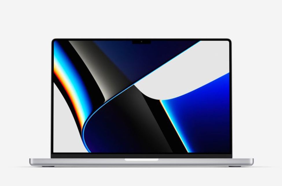 Sleek Front View of MacBook Pro
